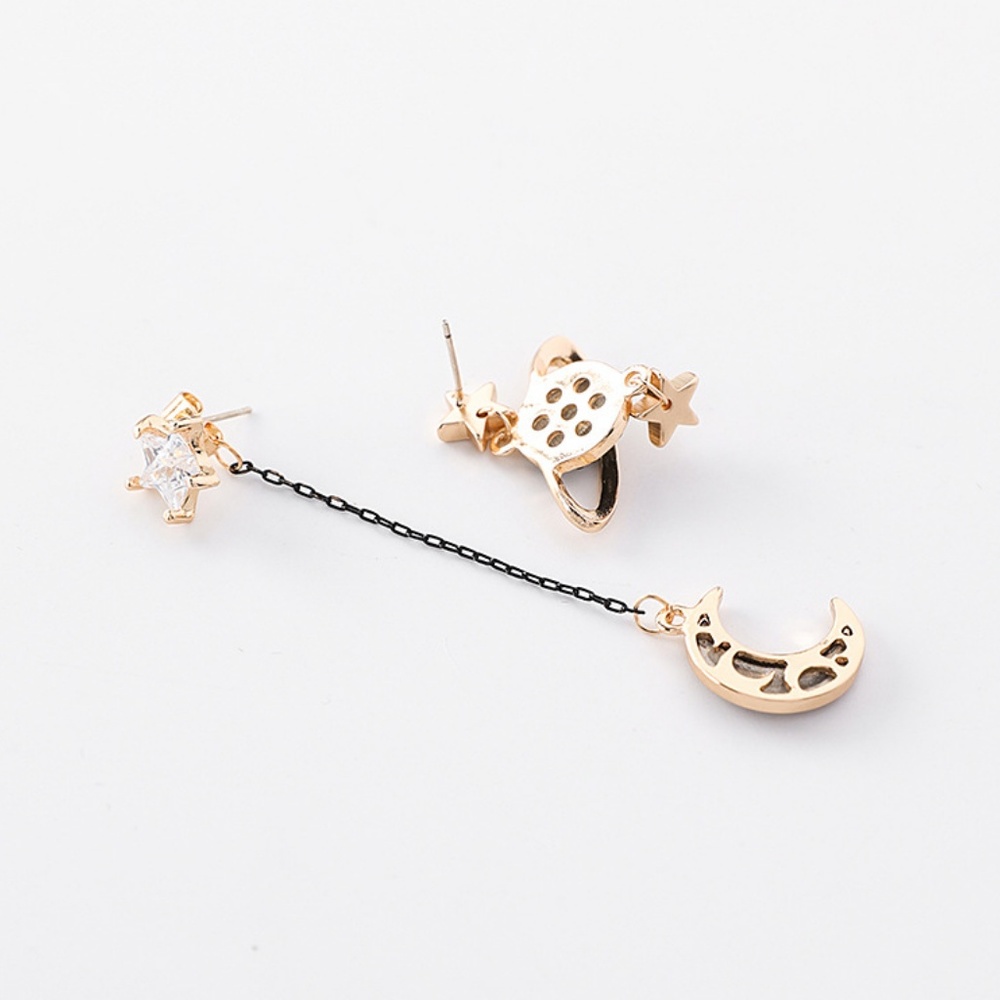 ❤️️NEW MOONLIGHT Planet Star Handmade Earrings 12 - Picture 3 of 3